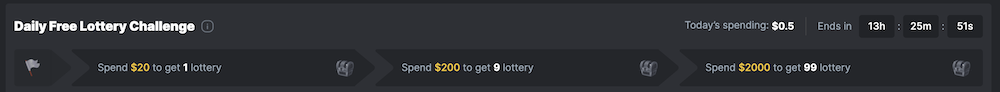 BC Game Daily Lottery Challenge